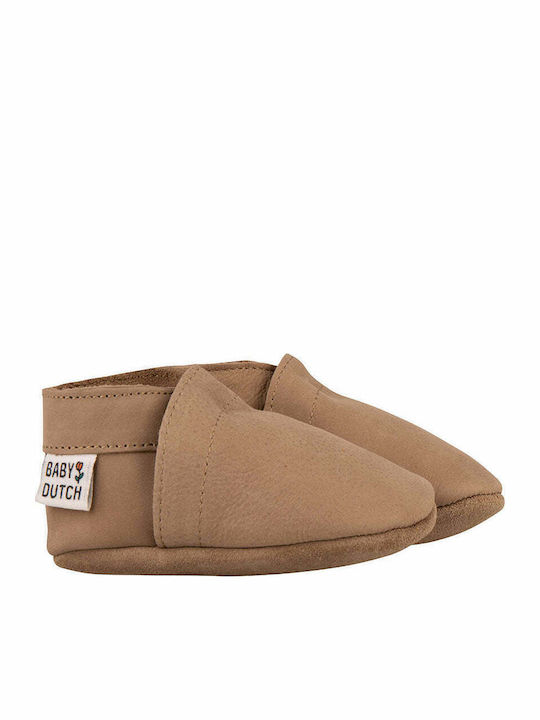 Baby Dutch Papuci pentru bebeluși Bej Nubuck Baby Dutch Papuci pentru bebeluși Bej Nubuck