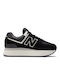 New Balance 574 Γυναικεία Flatforms Sneakers Μαύρα