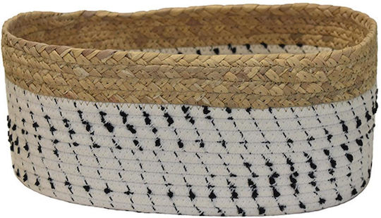 Atmosphera Καλάθι Αποθήκευσης Ψάθινο Πολύχρωμο 32x22x14cm