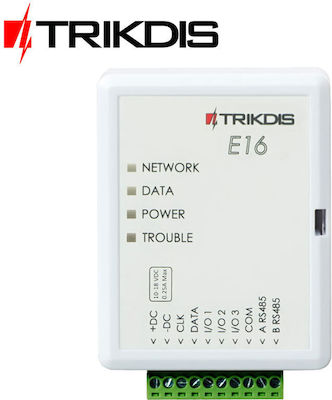 TRIKDIS E16 Ethernet Communicator - Ethernet communication device for Alarm Centers