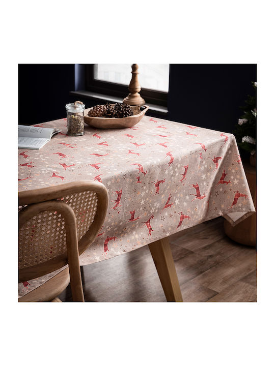 Gofis Home Weihnachtlich Tischtuch Stoff Beige ...