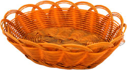 Coș de pâine Plastic Portocaliu 24x19x8cm