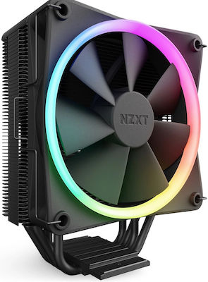 NZXT T120 RGB Ψύκτρα Επεξεργαστή για Socket AM4/AM5/1200/115x/1700 Black