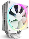 NZXT T120 RGB CPU Cooling Fan for AM4/AM5/1200/115x/1700 Socket White