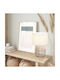 Trio Lighting Rike Vintage Πορτατίφ για Ντουί E27 με Μπεζ Καπέλο και Βάση