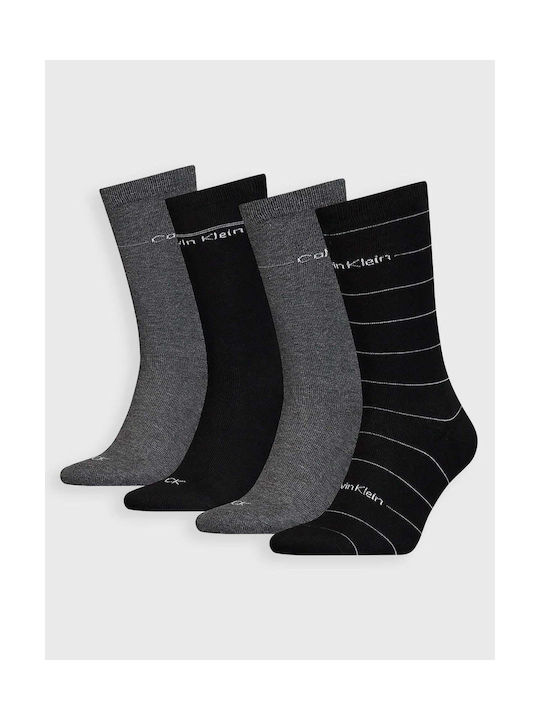 Calvin Klein Ανδρικές Κάλτσες Grey/Black 4 Pack