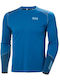 Helly Hansen Lifa Activa Crew Herren Thermo Langarmshirt Blau