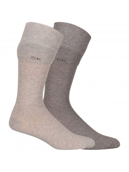 Calvin Klein Ανδρικές Μονόχρωμες Κάλτσες Beige/...