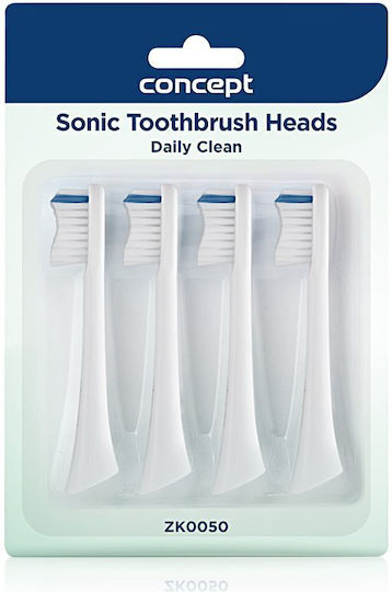 Concept Perfect Smile Daily Clean ZK0050 Ersatzköpfe für 4 Stück