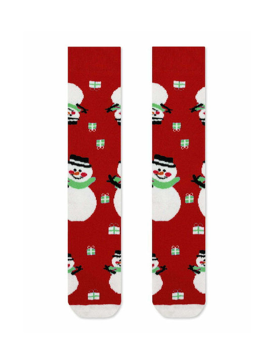 Unisex sock with "Snowman" design