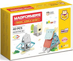 Magformers Joc de construcție magnetic Animal Jumble pentru copii de 1.5++ ani