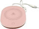 A7501 Γυάλινη Θερμαινόμενη Βάση Cup Mug Warmer Pink