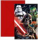 Invitations Star Wars Star Wars Galaxy 6pcs 93957Invitations