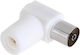Stecker Koaxial weiblich Weiß (DM-0257)