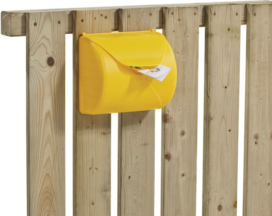 Children's Mailbox Mailbox 25 x 22.6 cm Yellow