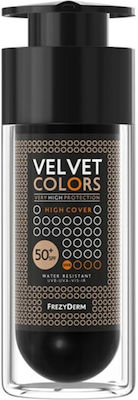 Frezyderm Velvet Colors Machiaj lichid SPF50 30ml
