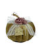 Happyness pumpkin charms gold 18cm.