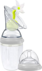 Haakaa Χειροκίνητο Απλό Θήλαστρο Χωρίς BPA Γκρι 250ml