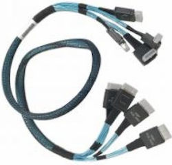 Intel Cable Kit OCuLink 1U 4 Port Switch - Cablu Negru (A1U4PSWCXCVK)