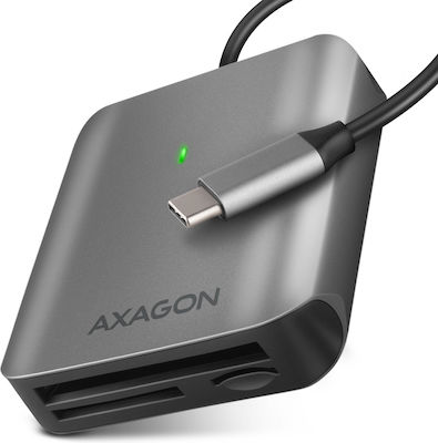 Axagon Card Reader Type-C for /S/D/ /m/i/c/r/o/S/D/ / /C/o/m/p/a/c/t/F/l/a/s/h/ / /