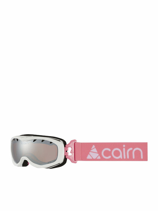 Cairn Rush SPX3000 Μάσκα Σκι & Snowboard Παιδική Ροζ με Φακό Καθρέπτη σε Γκρι Χρώμα