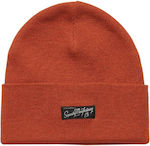 Superdry Vintage Classic Knitted Beanie Cap Orange