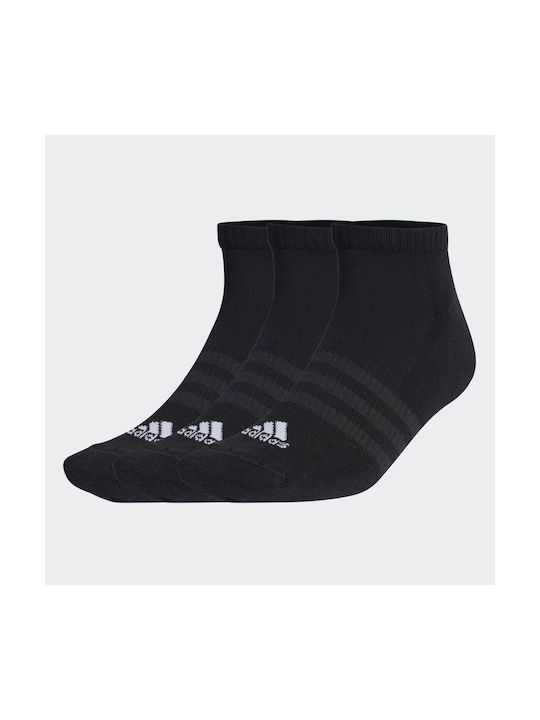 Adidas C Spw Running Κάλτσες Μαύρες 3 Ζεύγη