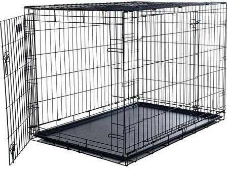 ΜyCrate Dog Wire Crate with 2 Doors 77x48.5x55.5cm