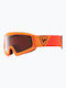Rossignol Raffish Ski- und Snowboardbrille für Kinder in Orange mit orangefarbenem Glas