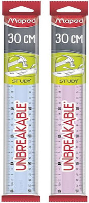 Maped Ruler Study Unbreakable 30cm GALLAZIOUS