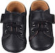 Babywalker Christening Leather Sneakers Soft Sole Black