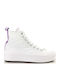 Chuck Taylor All Star Παιδικά Sneakers High Λευκά