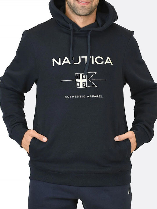 Sweatshirt mit Kapuze Marineblau