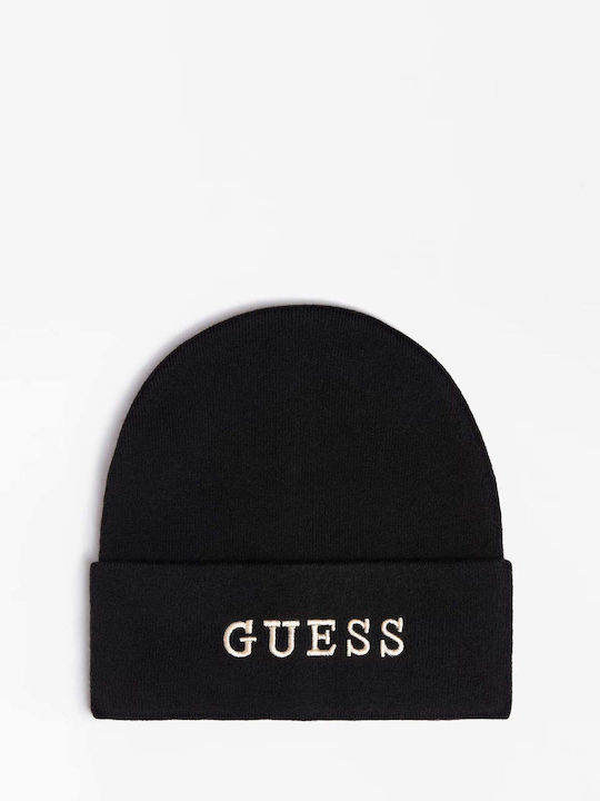 Beanie Γυναικείος Σκούφος Πλεκτός σε Μαύρο χρώμα