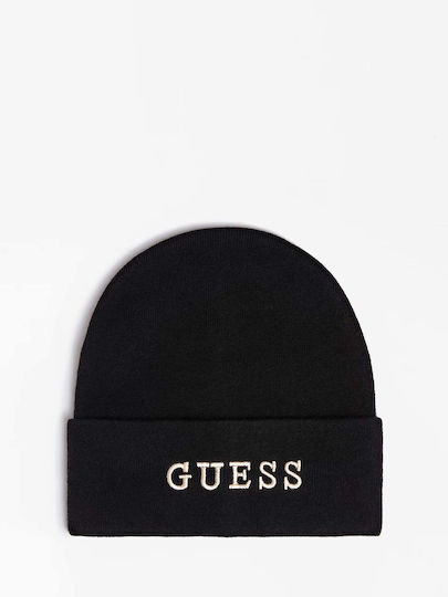 Beanie Γυναικείος Σκούφος Πλεκτός σε Μαύρο χρώμα