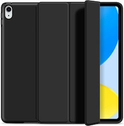 Tech-Protect Smartcase Flip Cover Δερματίνης / Σιλικόνης Μαύρο (iPad 2022 10.9'')