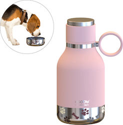 Asobu Ανοξείδωτο Μπουκάλι Νερού για Σκύλο σε Ροζ χρώμα 975ml