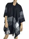 Verde Women's Poncho Black