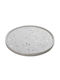 Espiel Dekorative Platte Rund Porzellan Gray 1Stück 25x25x2cm