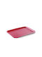 Hendi Kunststoff Rechteckig Serviertablett mit Griffen in Rot Farbe 42x31x2cm 30.41018 1Stück