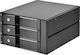 Silverstone 2x 5.25" device bay to three 3.5" SAS-12G / SATA 6Gbit/s trayless hot-swap cage