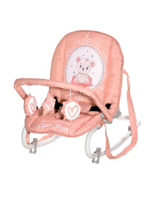 Lorelli Manual Baby Relax 2 in 1 Eliza Mellow Roze Bear for Child up to 9kg