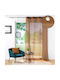 Curtain with Grommets L-C Casual Voilage Camel 140x240cm