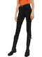 Damen Stoffhose in Skinny Passform Schwarz