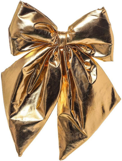 JK Home Decoration Коледна Фигура Лък Златист Височина 24см. 6бр