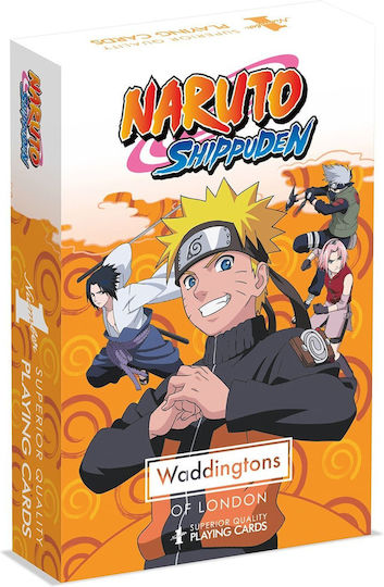 Winning Moves Waddingtons No.1 - Naruto Collectible Playing Cards 1pcs Laminated for Poker