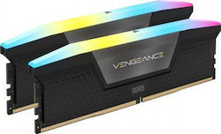Corsair Vengeance RGB 32GB DDR5 RAM cu 2 module (2x16GB) și Viteză