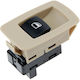 NTY Car Window Switch for BMW E53 / E90 / E91 / X3 / X5 / X6 3pin Beige