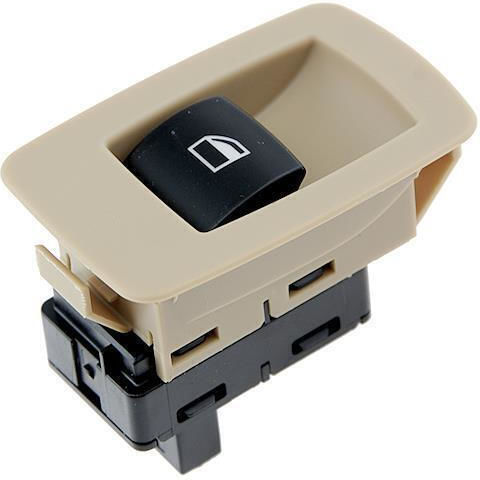 NTY Car Window Switch for BMW E53 / E90 / E91 / X3 / X5 / X6 3pin Beige