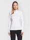 CMP Women's Athletic Fleece Blouse Long Sleeve with Zipper White